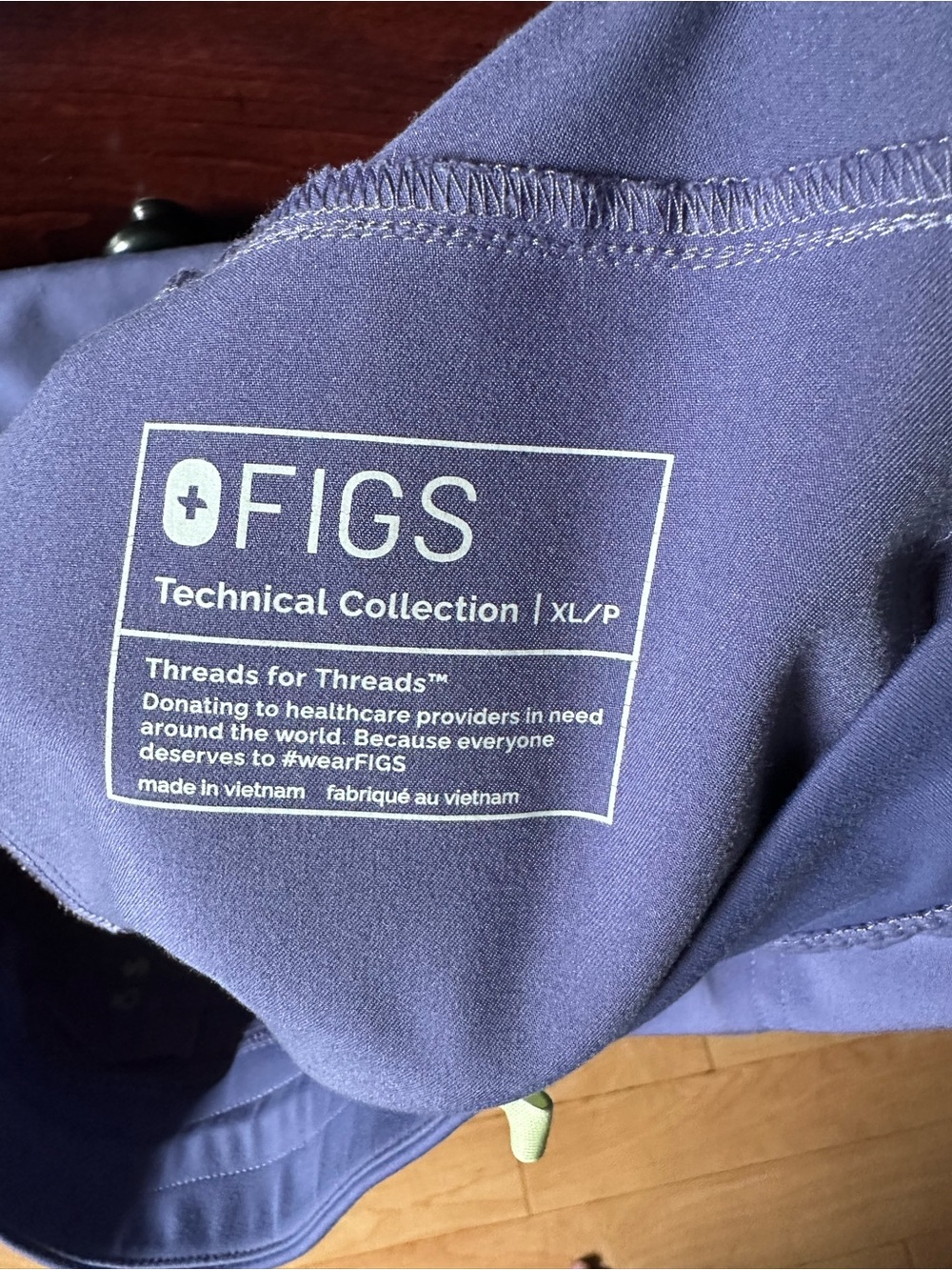 Figs Isabel Wide Leg Scrub Pants XLP - Picture 3 of 5